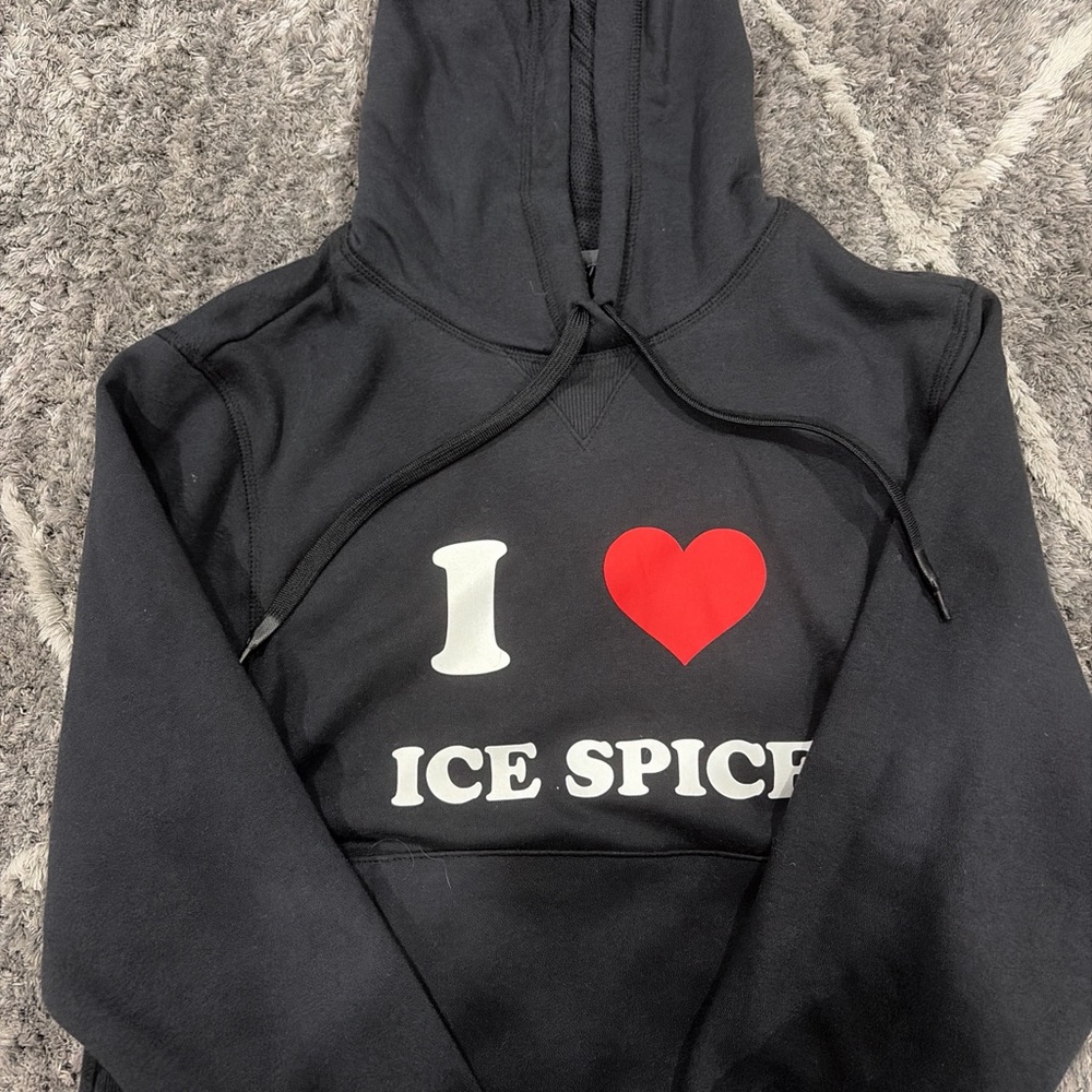 all in motion Black Hoodie with Subtle Logo Tag